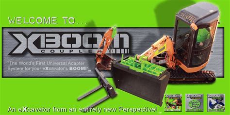 x boom for mini excavator|xboom skid steer coupler.